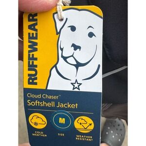 Ruffwear Cloud Chaser Waterproof Insulated Jacket Obsidian Black Sz Medium